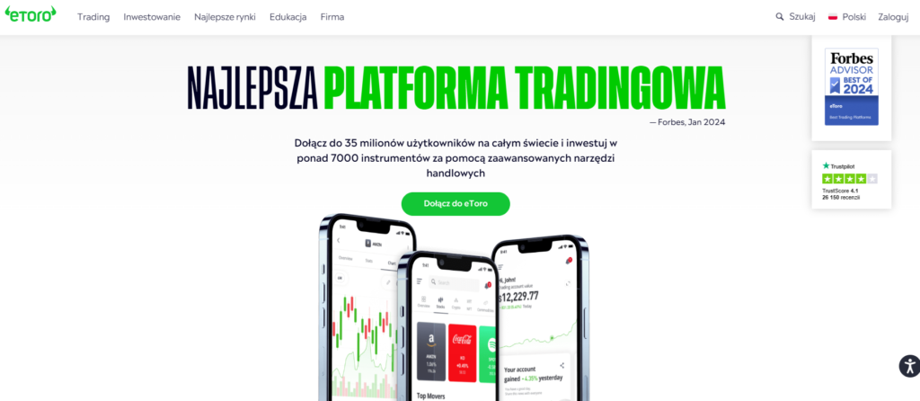 etoro dom maklerski