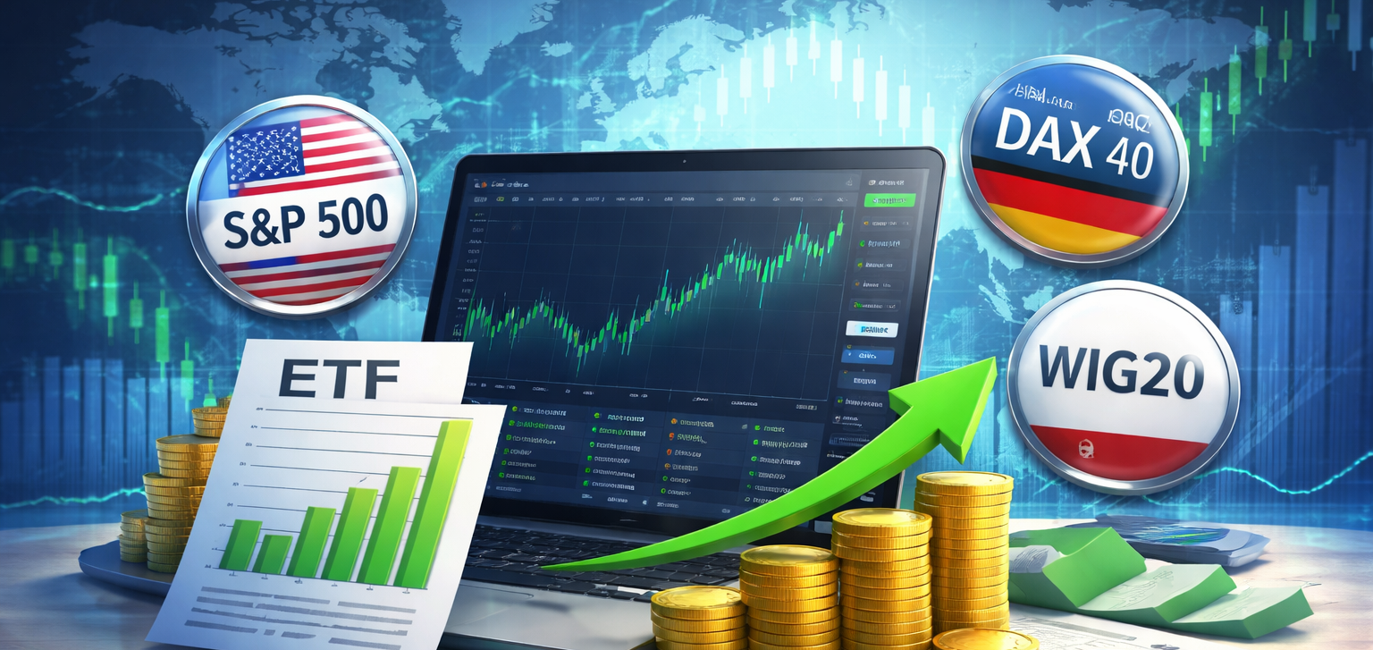 Jak inwestować w indeksy giełdowe? S&P500, Nasdaq 100, WIG 20, DAX 40